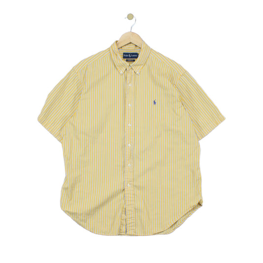 Mens Striped Shirt Short Sleeve