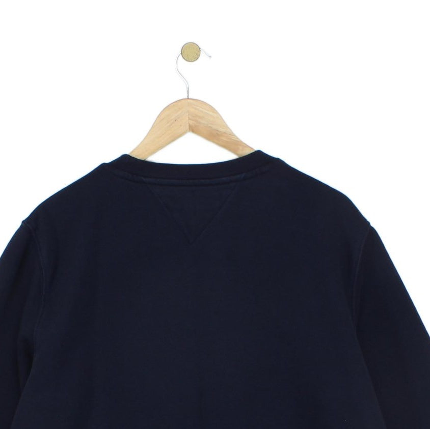 Mens Sweatshirt Embroidered Logo Crew Neck