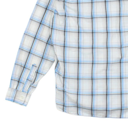 Mens Plaid Shirt Long Sleeve Button Up