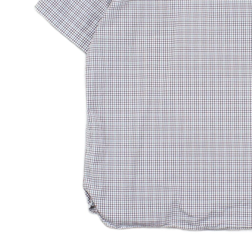 Mens Check Shirt Short Sleeve Classic
