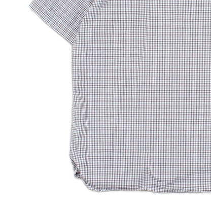 Mens Check Shirt Short Sleeve Classic