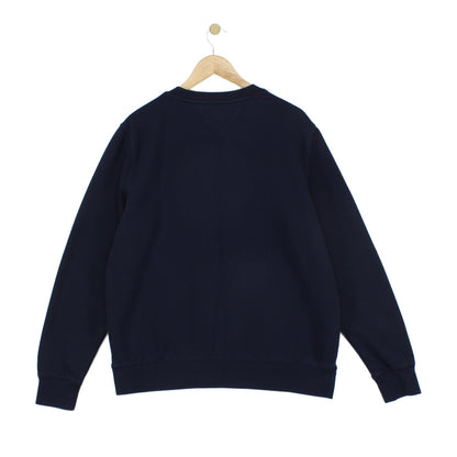 Mens Sweatshirt Embroidered Logo Crew Neck