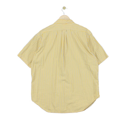 Mens Striped Shirt Short Sleeve