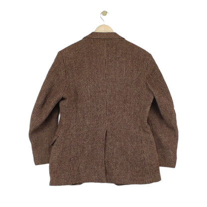 Mens Harris Tweed Blazer Check Formal Wool