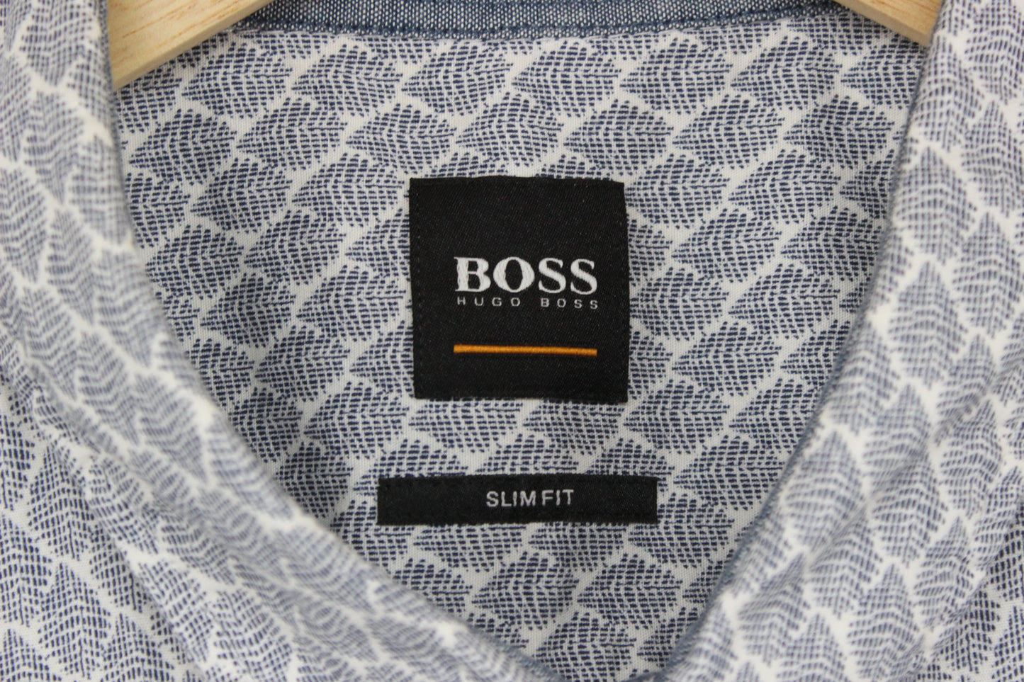 Mens Patterned Shirt Short Sleeve Slim Fit Button Up
