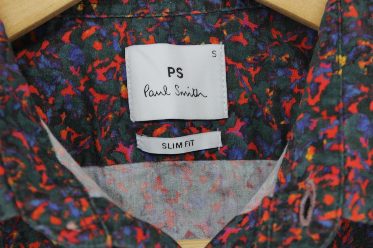 Mens Floral Shirt Slim Fit