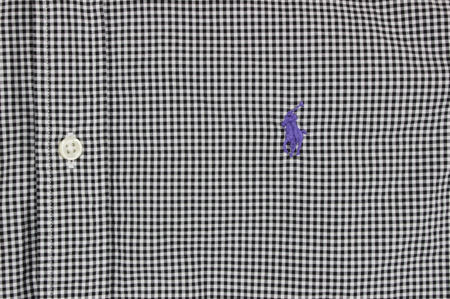 Mens Shirt Check Button Down Slim Fit