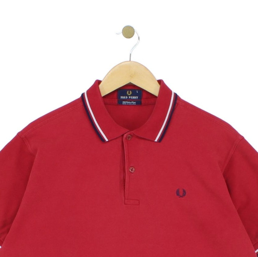 Mens Polo Shirt Uk Made Collared Short Sleeve Retro