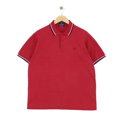 Mens Polo Shirt Uk Made Collared Short Sleeve Retro