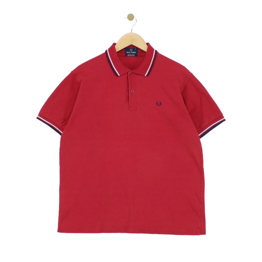 Mens Polo Shirt Uk Made Collared Short Sleeve Retro