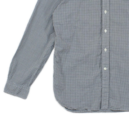 Mens Shirt Check Button Down Slim Fit