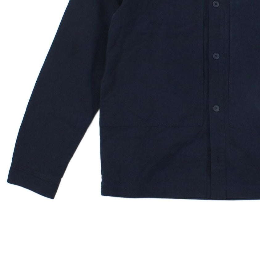 Mens Jacket Button Up Collared Long Sleeve