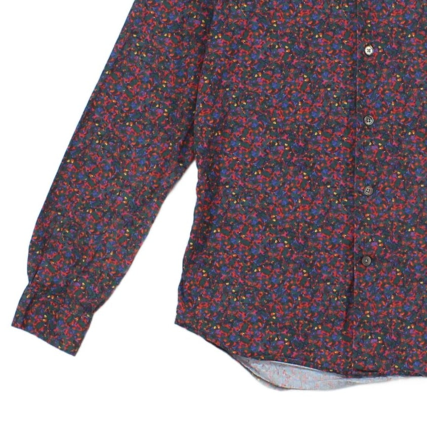 Mens Floral Shirt Slim Fit