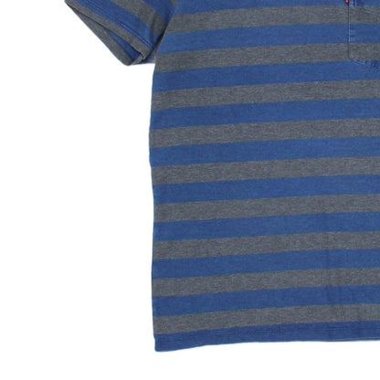 Mens Striped T-Shirt Crew Neck Short Sleeve