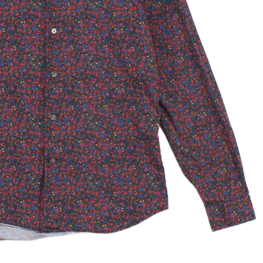 Mens Floral Shirt Slim Fit