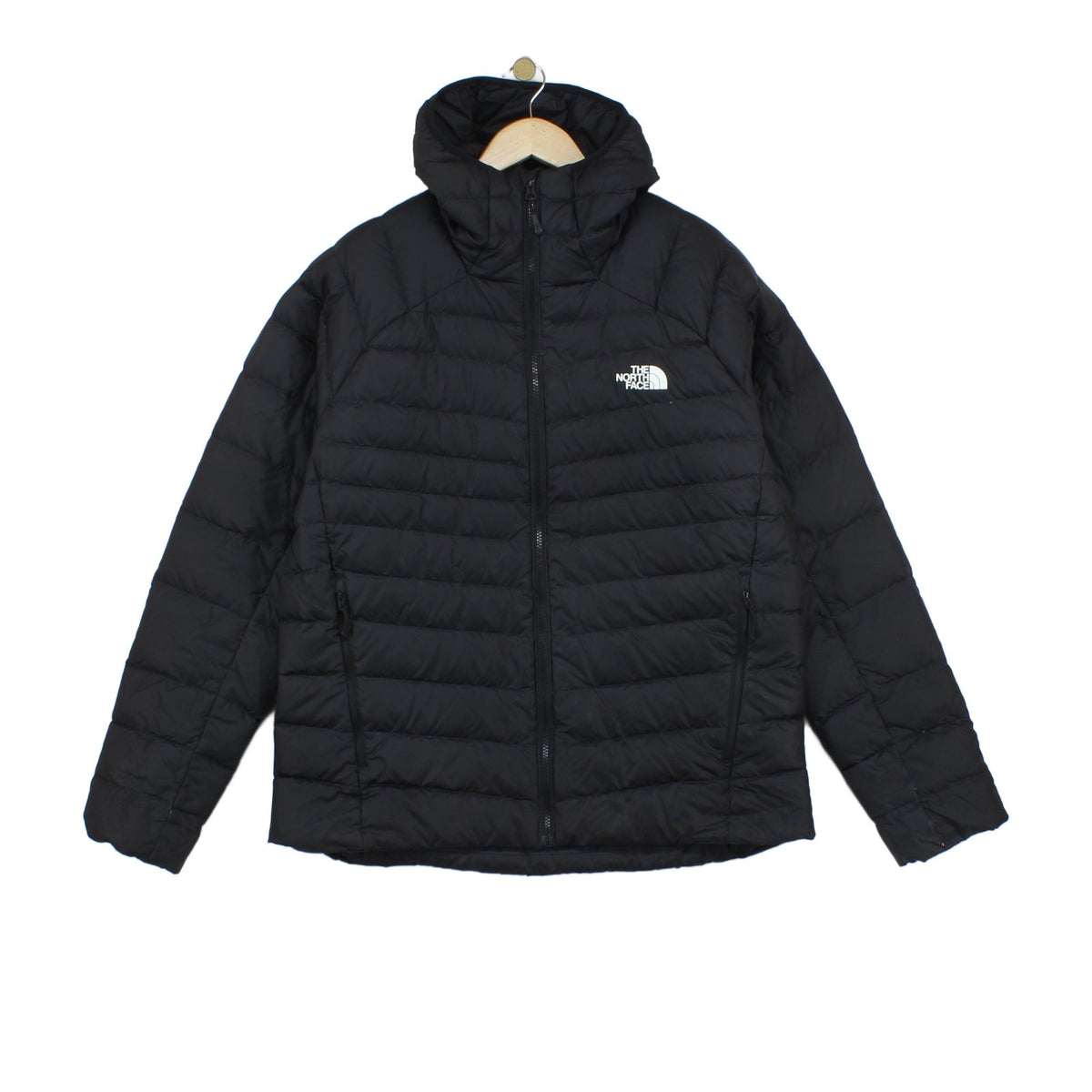 Mens 550 Down Quilted Jacket Hooded Full Zip
