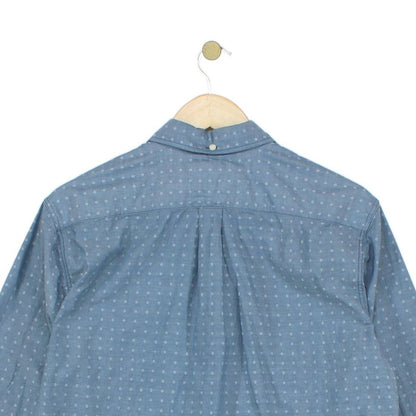 Mens Patterned Shirt Slim Fit Button Up Long Sleeve