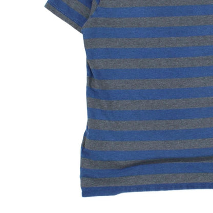 Mens Striped T-Shirt Crew Neck Short Sleeve