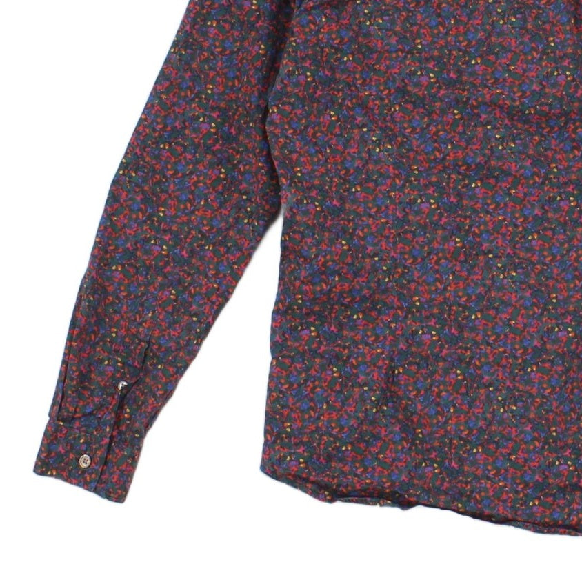 Mens Floral Shirt Slim Fit