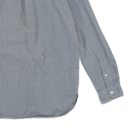 Mens Shirt Check Button Down Slim Fit