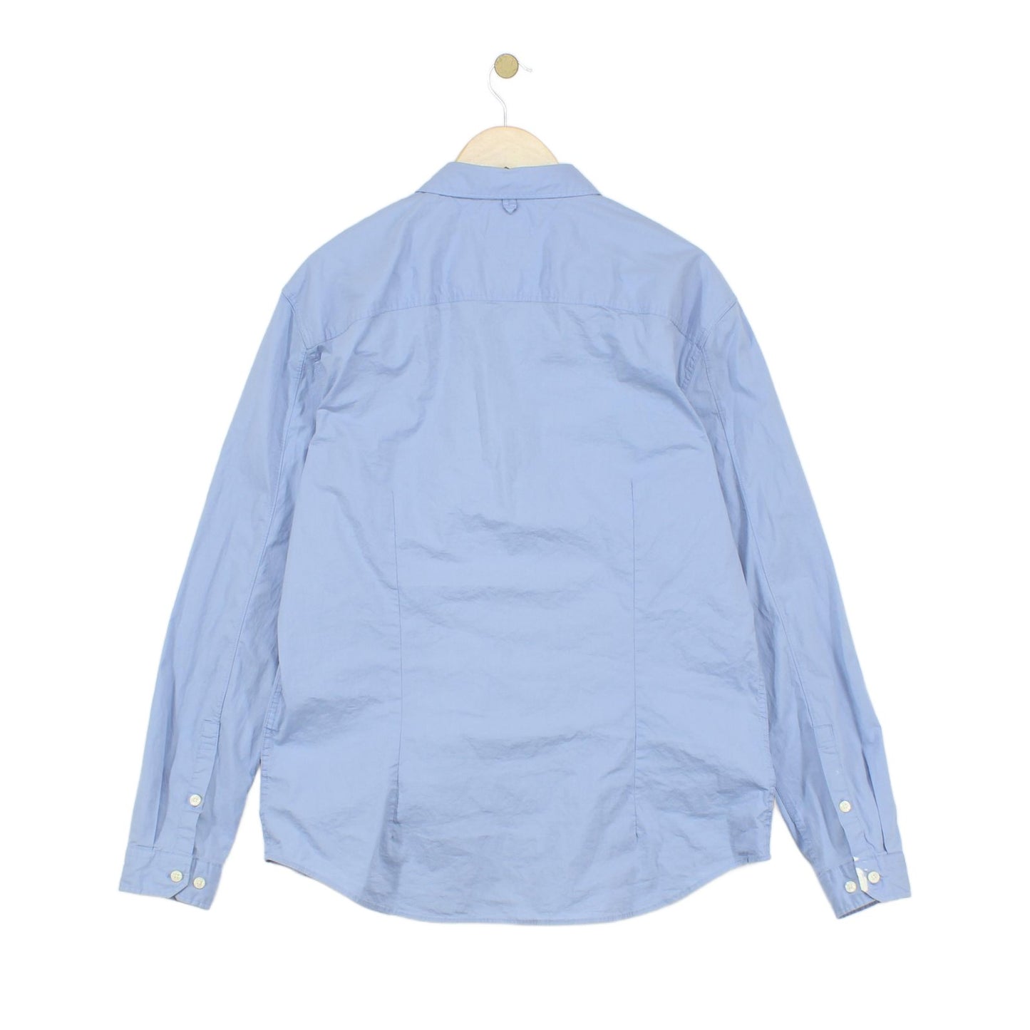Mens Shirt Slim Fit Long Sleeve Button Up