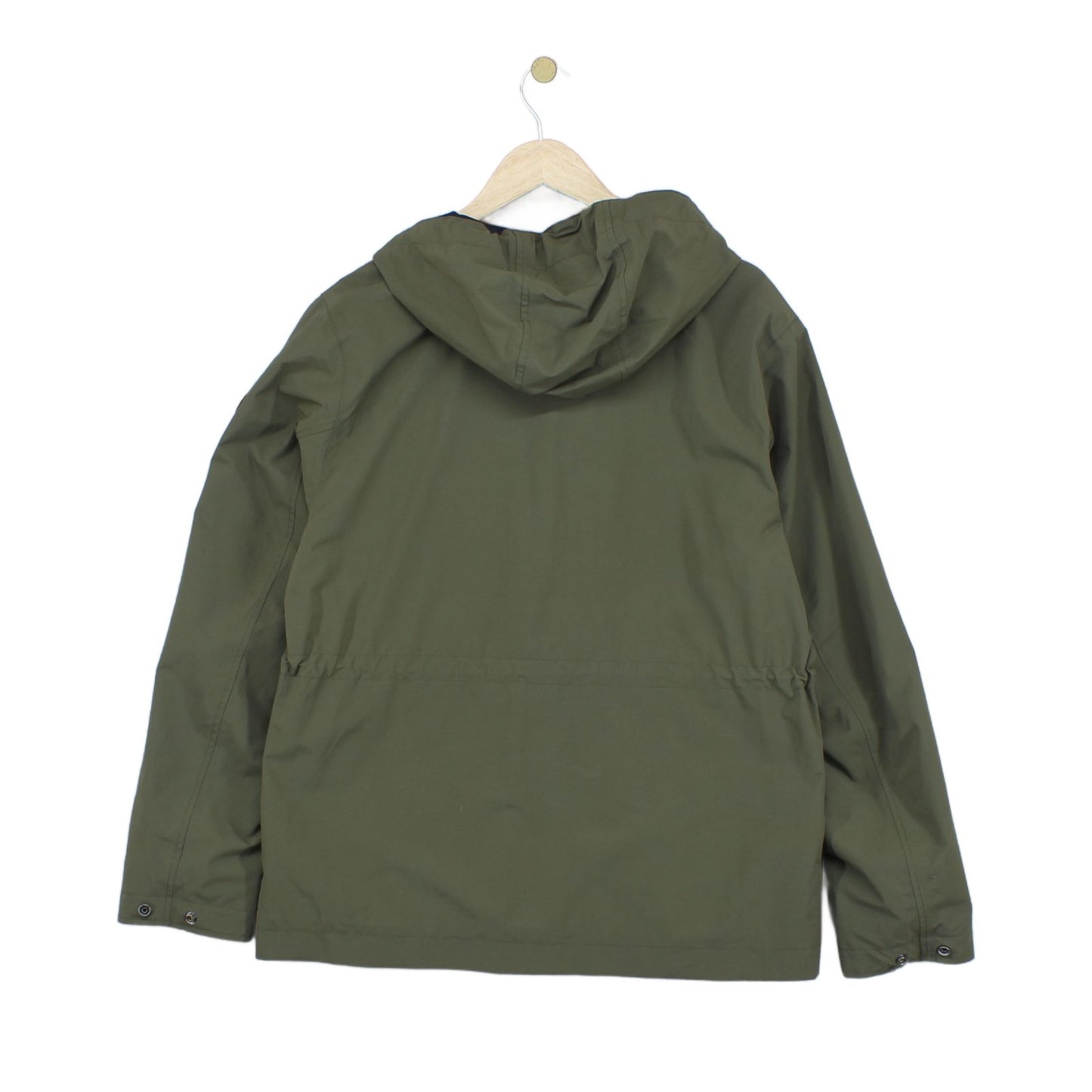 Mens Waterproof Jacket Full Zip Outdoor Hooded