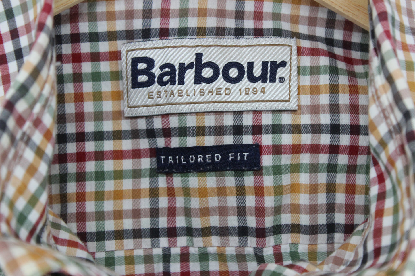 Mens Check Shirt Tailored Plaid