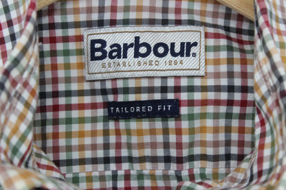 Mens Check Shirt Tailored Plaid