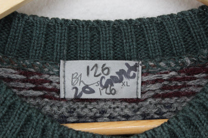 Mens Fair Isle Jumper Uk Made Wool