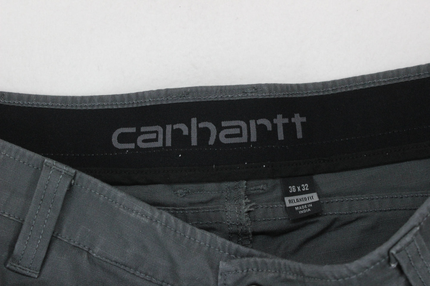 Mens Cargo Trousers Durable Workwear Ripstop Steel