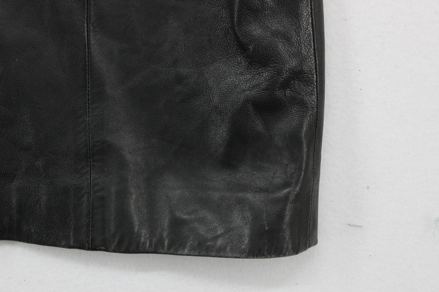 Womens Leather Overcoat Classic Long