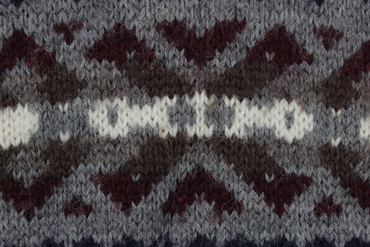 Mens Fair Isle Jumper Uk Made Wool