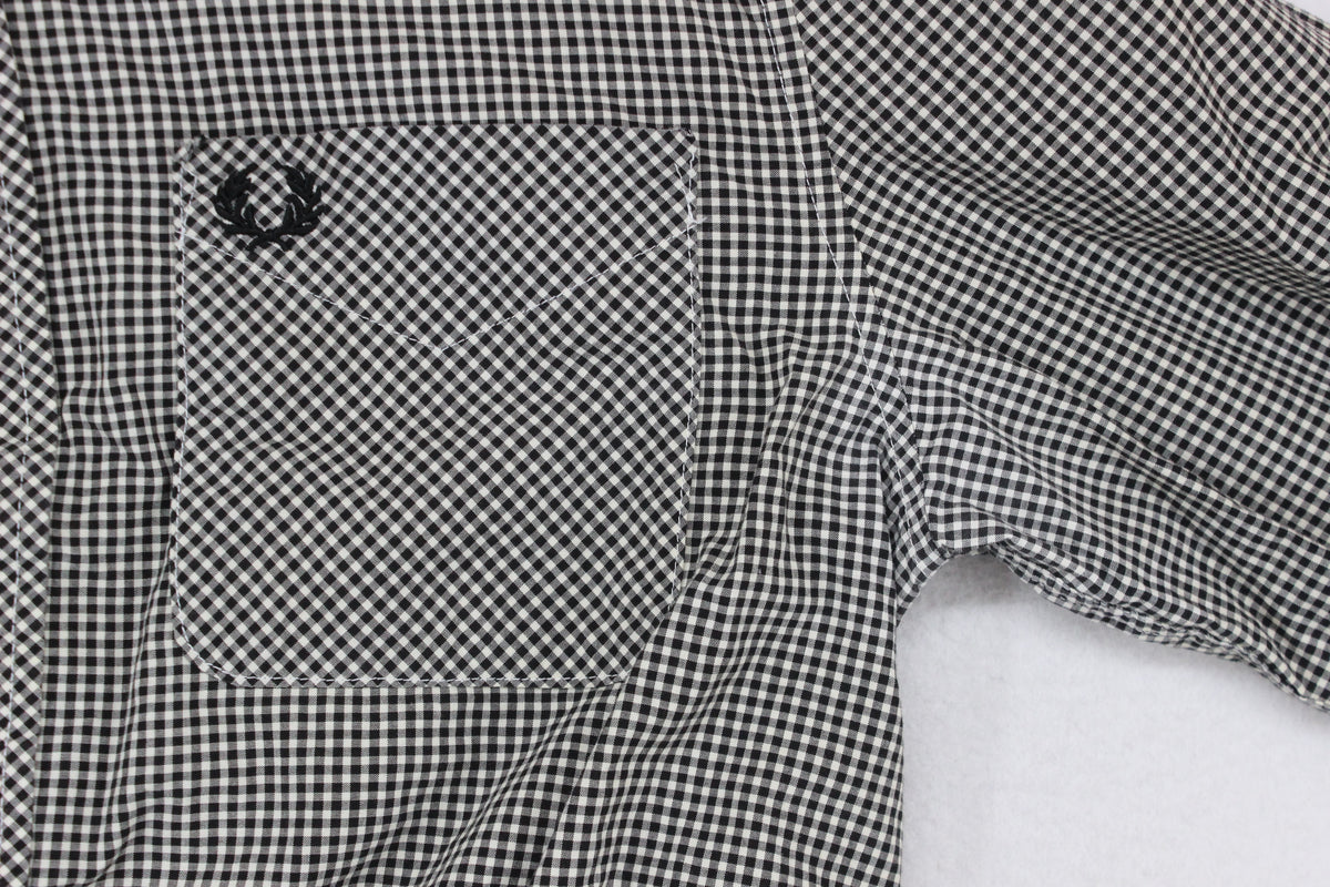 Mens Check Shirt Gingham Button Down Classic