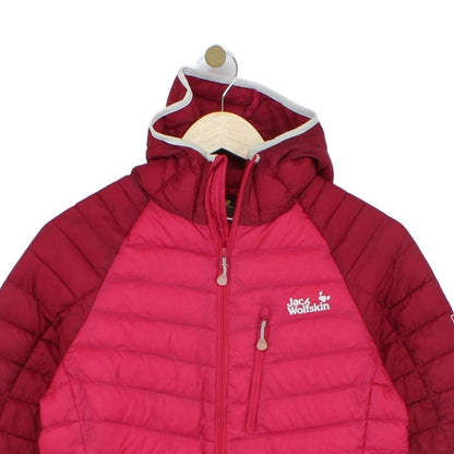 Womens Quilted Jacket Outdoor Down Filled Hooded