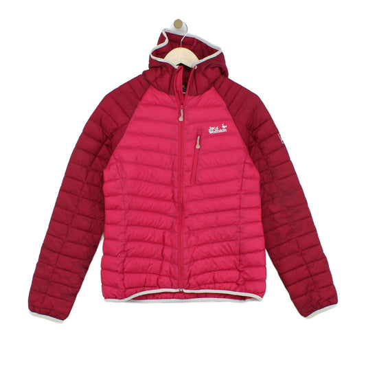 Womens Quilted Jacket Outdoor Down Filled Hooded