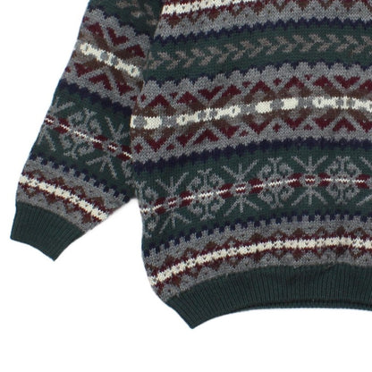Mens Fair Isle Jumper Uk Made Wool