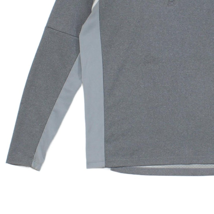 Mens 1/4 Zip T-Shirt Activewear Flashdry