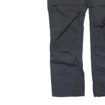 Mens Cargo Trousers Durable Workwear Ripstop Steel