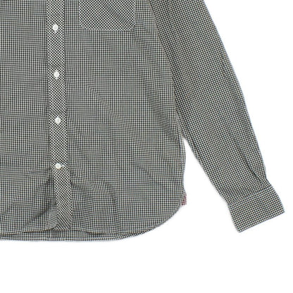 Mens Check Shirt Gingham Button Down Classic