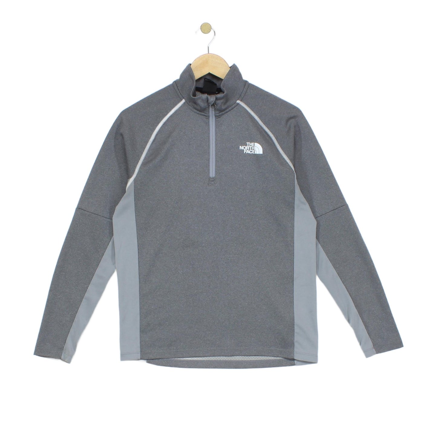 Mens 1/4 Zip T-Shirt Activewear Flashdry