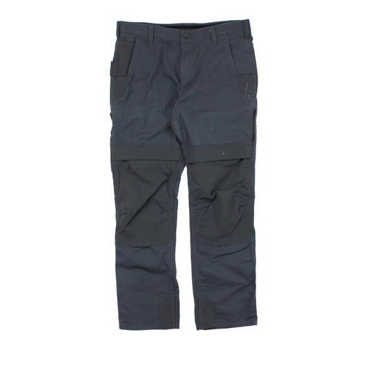 Mens Cargo Trousers Durable Workwear Ripstop Steel