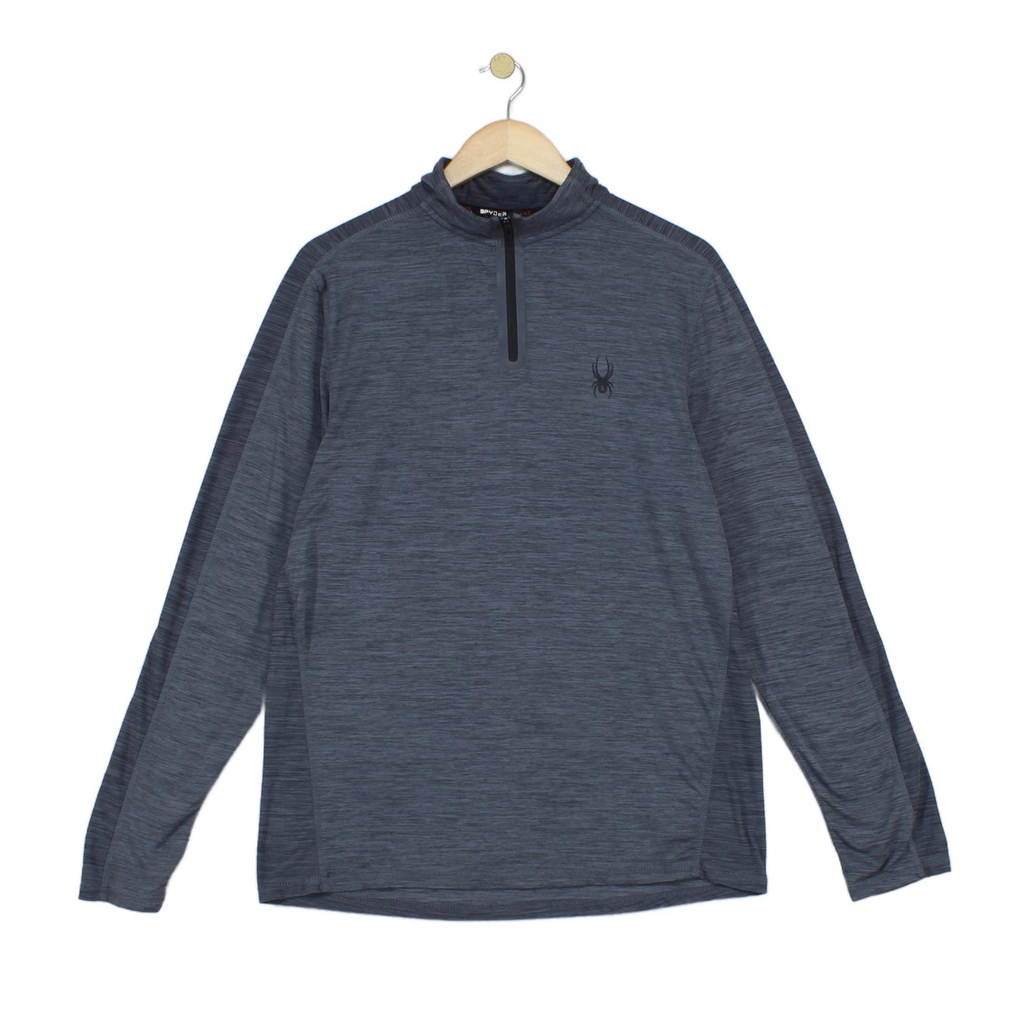 Mens 1/4 Zip Sweatshirt Activewear Long Sleeve Base Layer