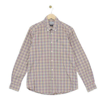 Mens Check Shirt Tailored Plaid