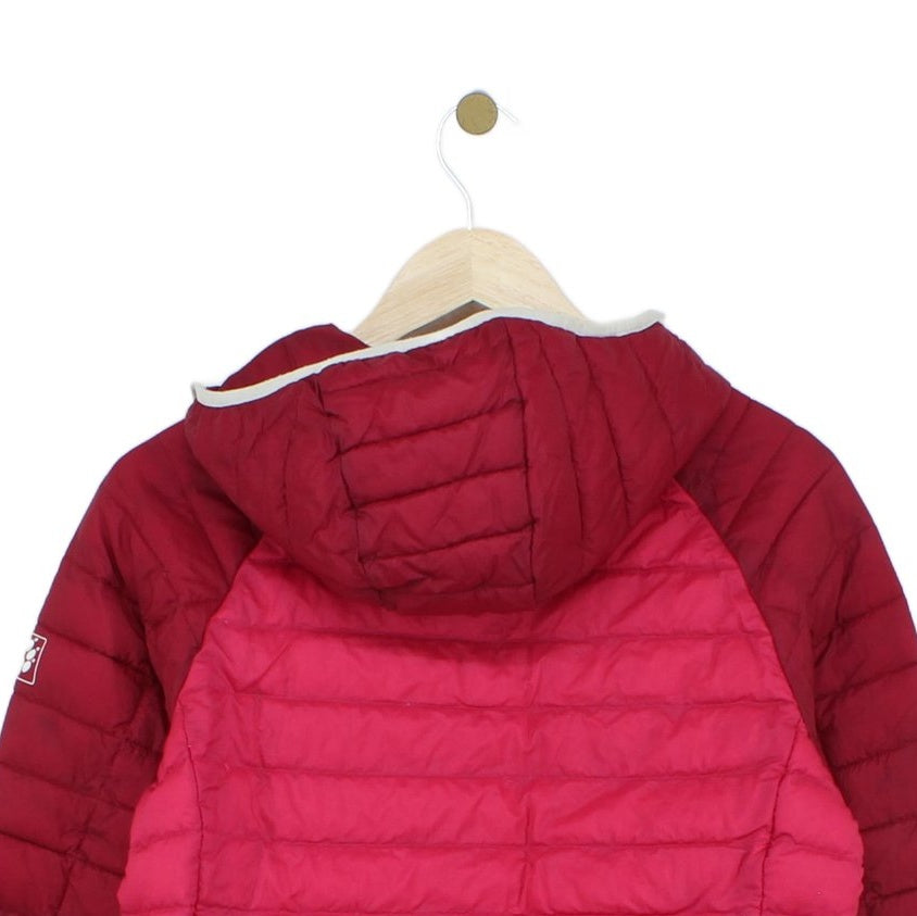 Womens Quilted Jacket Outdoor Down Filled Hooded