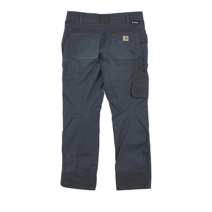 Mens Cargo Trousers Durable Workwear Ripstop Steel