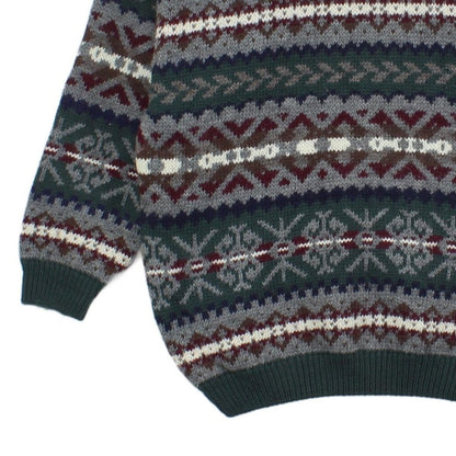 Mens Fair Isle Jumper Uk Made Wool