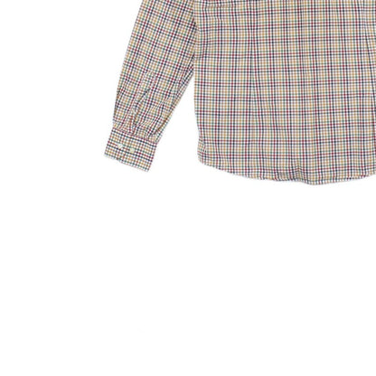 Mens Check Shirt Tailored Plaid
