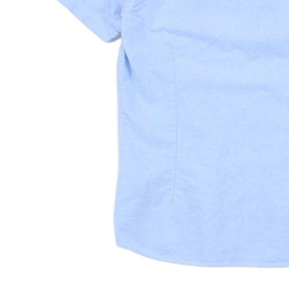 Mens Shirt Short Sleeve Collared Button Up Summer