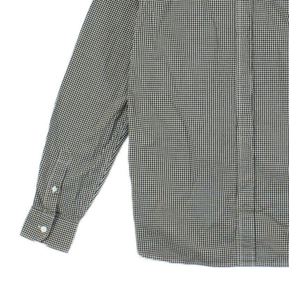 Mens Check Shirt Gingham Button Down Classic