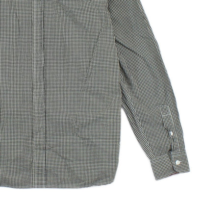 Mens Check Shirt Gingham Button Down Classic